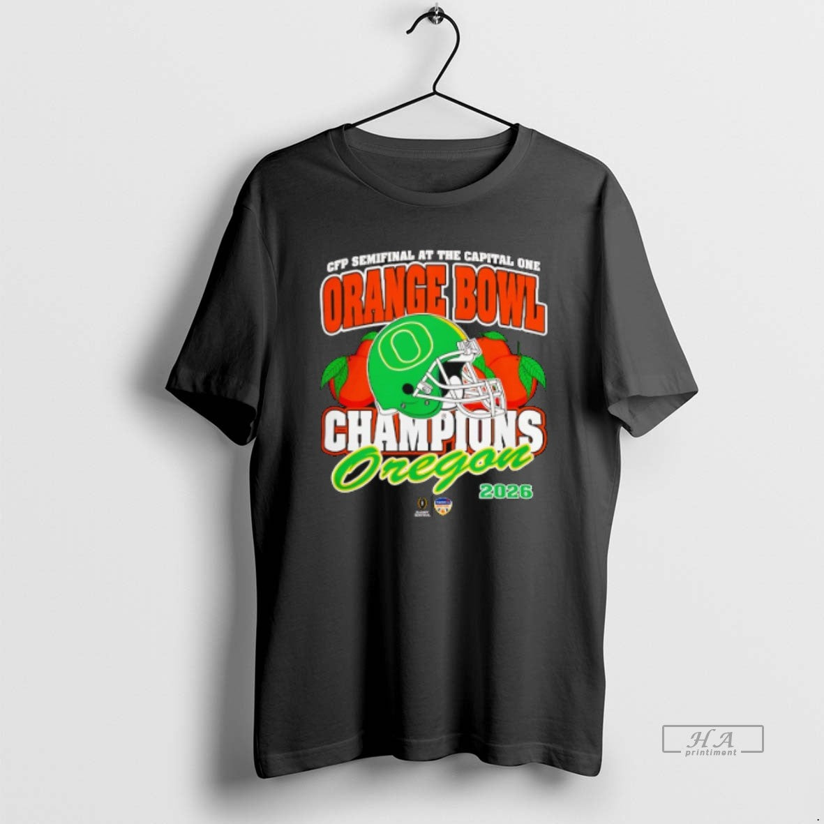 Official Oregon Ducks 2026 Cfp Orange Bowl Champions T-Shirts, Hoodie, Sweatshirt | PodTeesHub.com