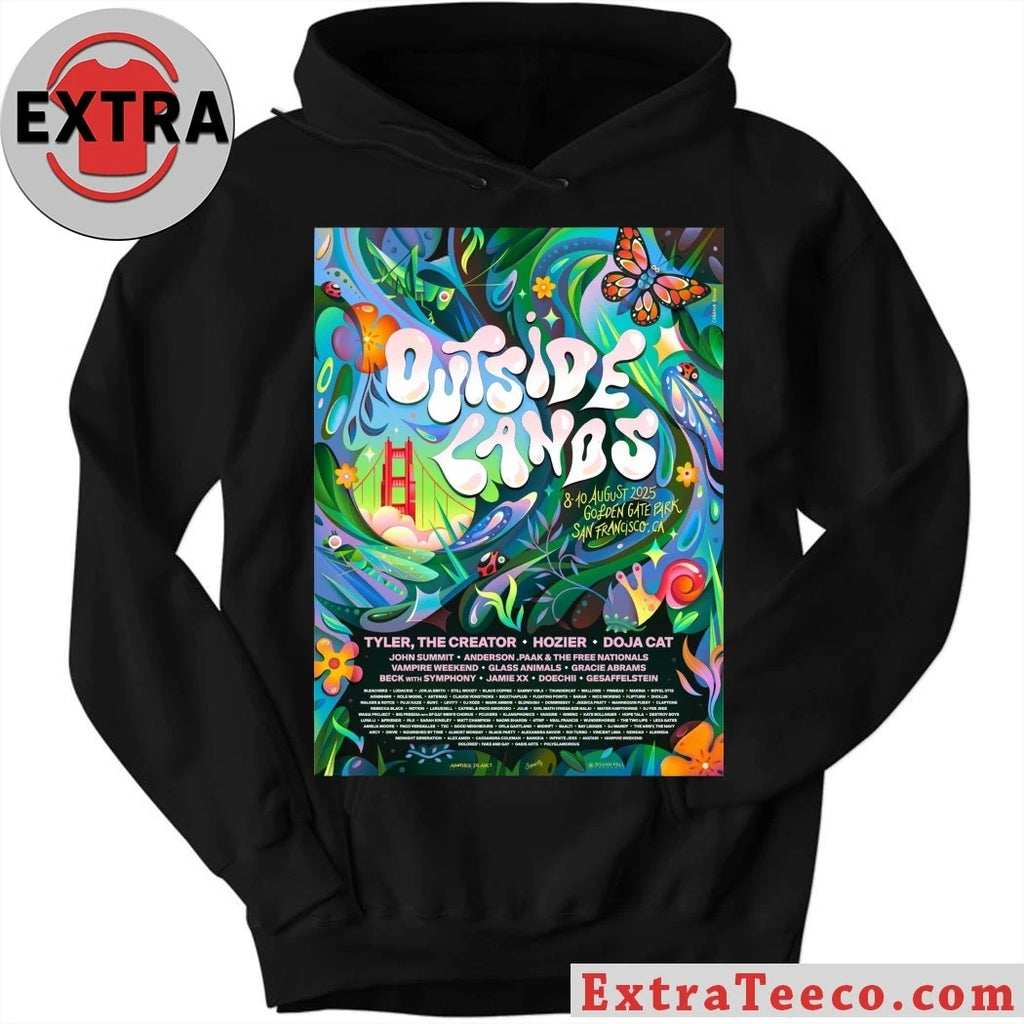 Official Outside Lands Music &amp; Arts Festival San Francisco 25 Pearson T-Shirt
