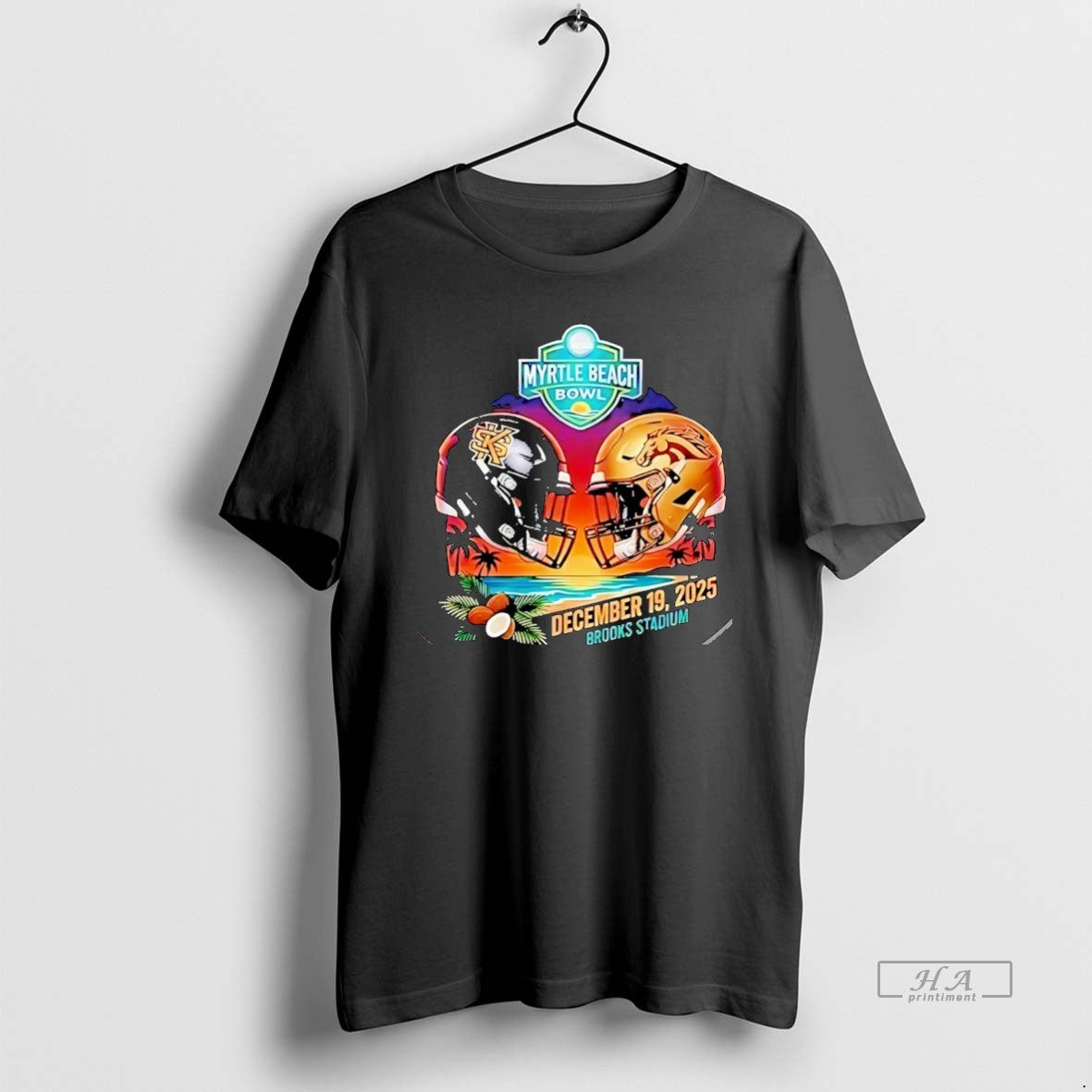 Official Owls Vs Broncos 2025 Myrtle Beach Bowl Helmets Christmas T-Shirts, Hoodie, Sweatshirt | PodTeesHub.com