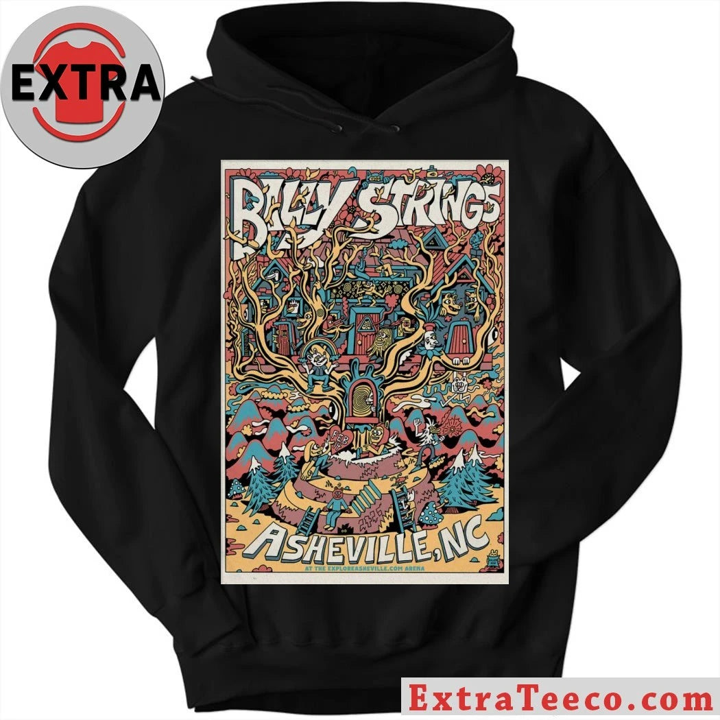 Official Poster February 14 2026 Asheville, NC Billy Strings T-Shirt