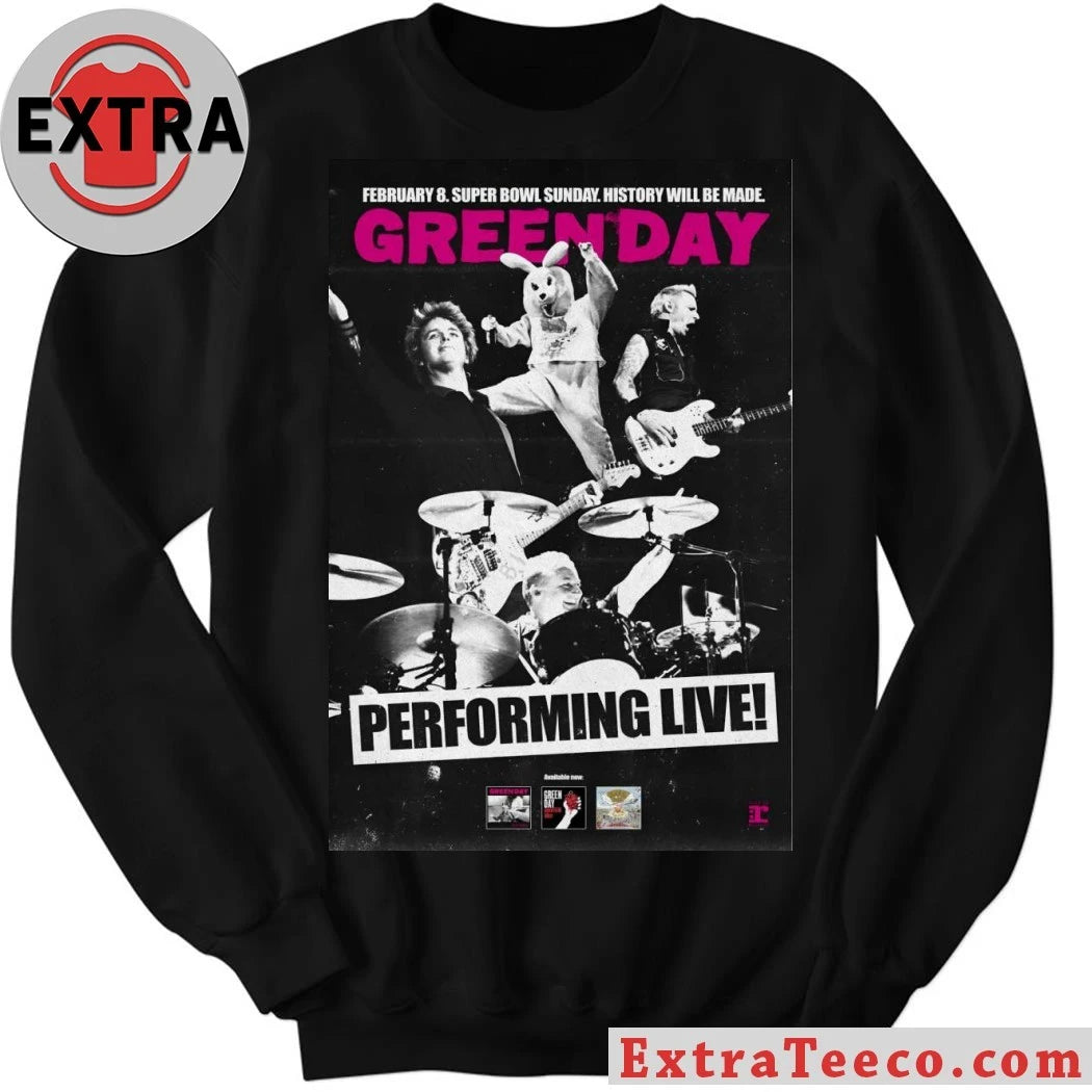 Official Poster Green Day At Levi’s Stadium In Santa Clara, CA On Feb 8, 2026 Shirt