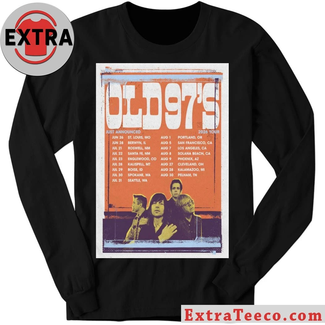 Official Poster Old 97’S 2026 Tour Summer Shirt