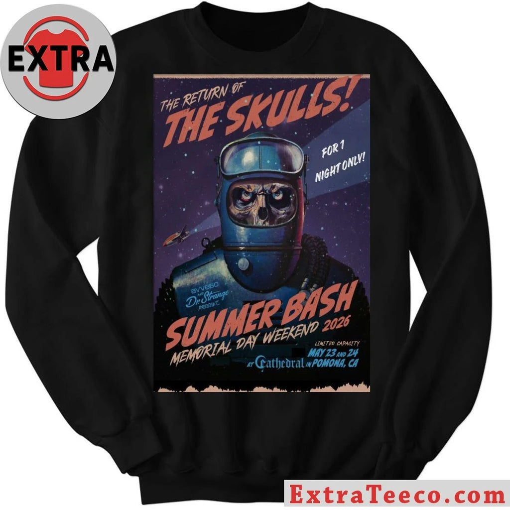 Official Poster The Skulls At The Cathedral Pomona In Pomona, CA On May 23-24, 2026 Shirt