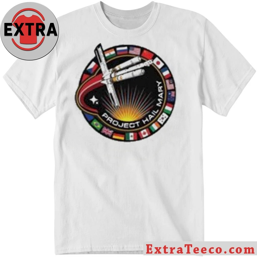 Official Project Hail Mary Mission Patch 2026 Shirt