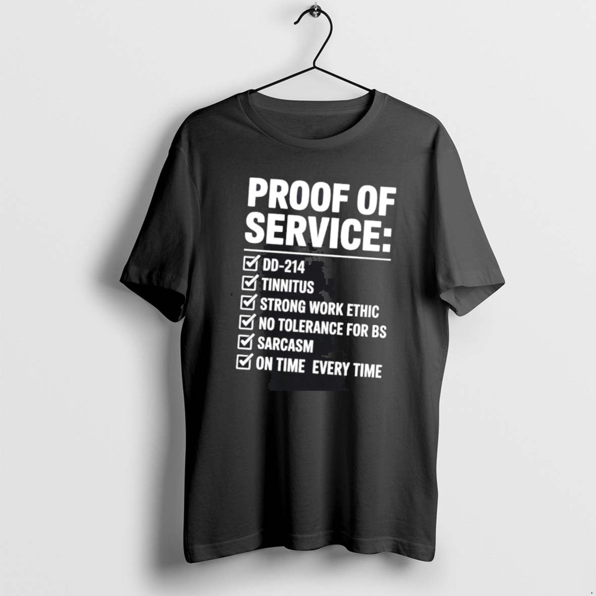 Official Proof Of Service On Time Every Time T-Shirts, Hoodie, Sweatshirt | PodTeesHub.com