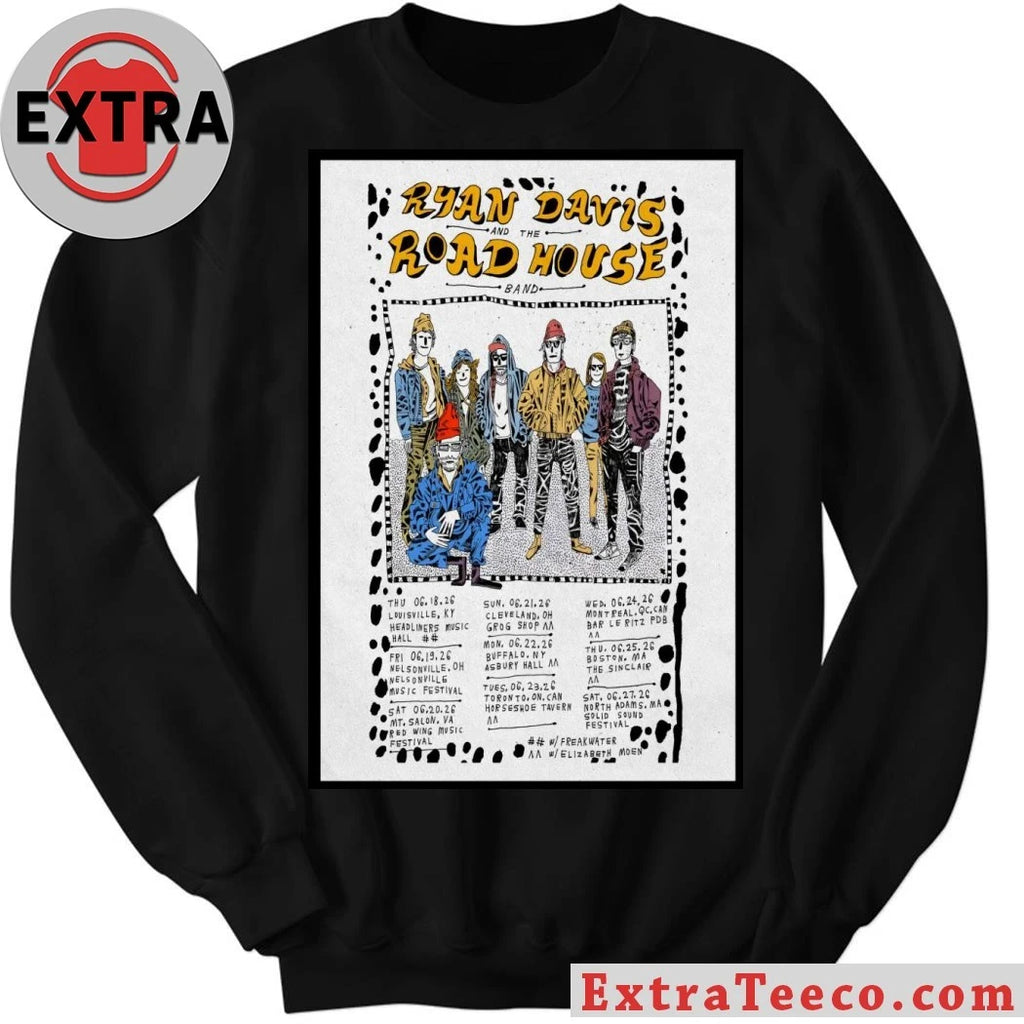 Official Ryan Davis And The Roadhouse Band 2026 US Shows Poster Shirt