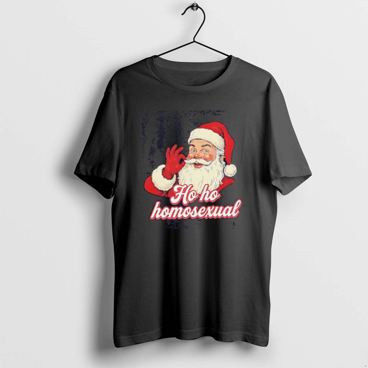 Official Santa Claus Ho Ho Homosexual Christmas T-Shirts, Hoodie, Sweatshirt | PodTeesHub.com