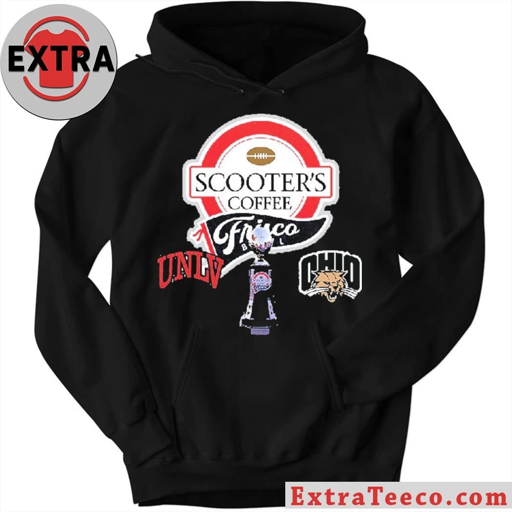 Official Scooter’s Coffee Frisco Bowl UNLV Rebels Versus Ohio Bobcats Bowl Season College Football 2025 2026 Logo Shirt
