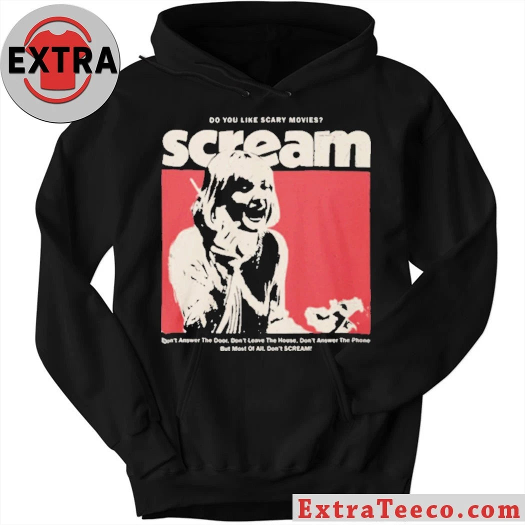 Official Scream Movie Casey Becker Graphic Do You Like Scary Movies Horror Shirt