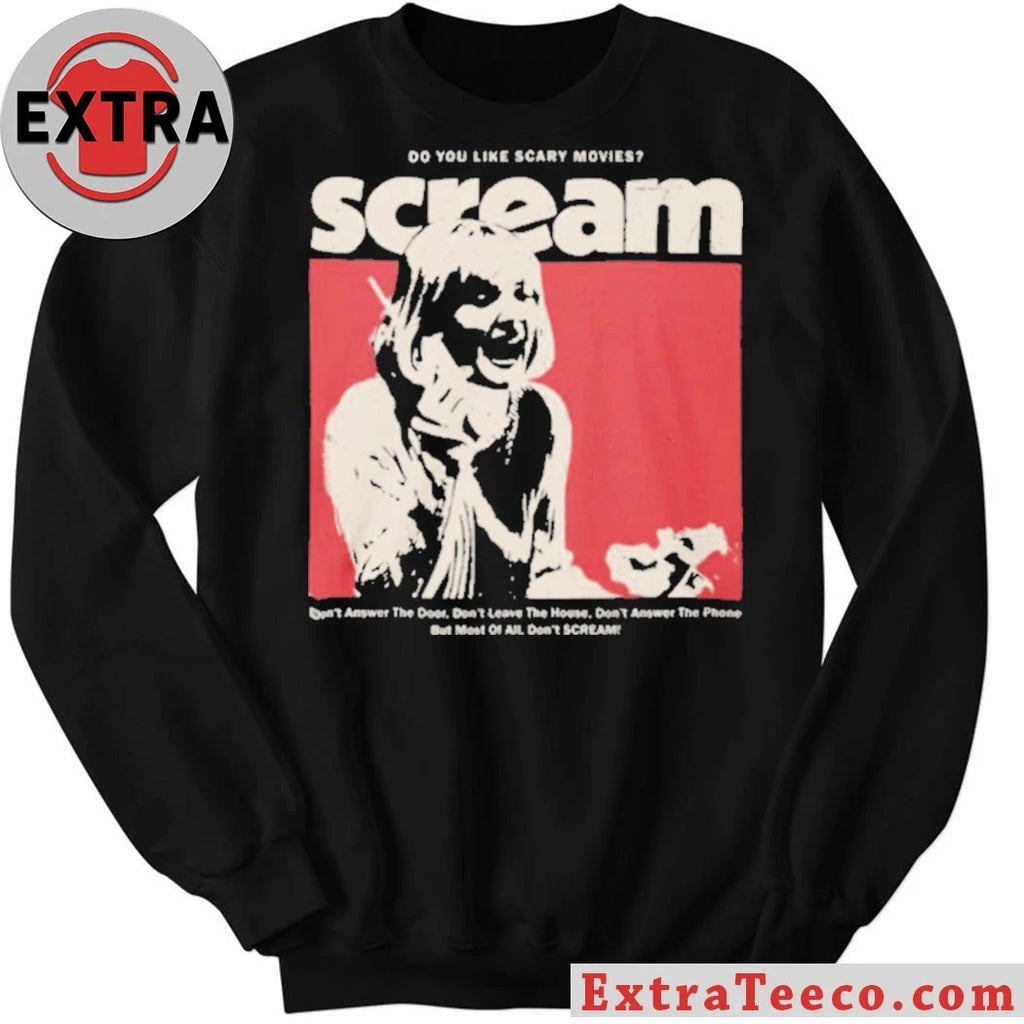 Official Scream Movie Casey Becker Graphic Do You Like Scary Movies Horror Shirt
