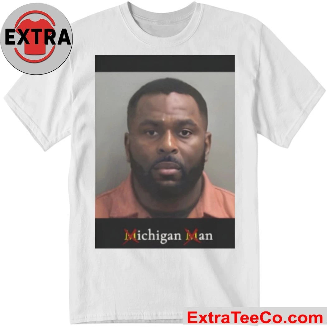 Official Sherrone Moore Mugshot Michigan Wolverines Coach Michigan Man Shirt