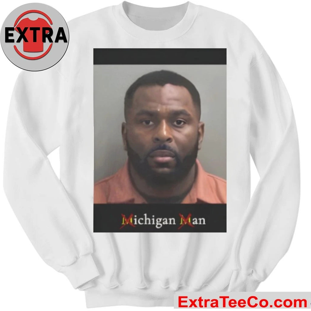 Official Sherrone Moore Mugshot Michigan Wolverines Coach Michigan Man Shirt