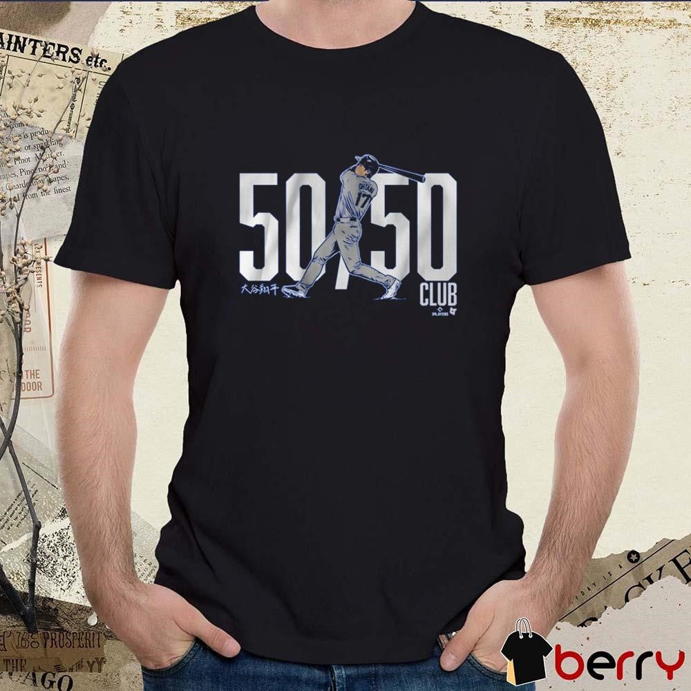 Shohei Ohtani 50 50 Club Los Angeles Dodgers MLB Painting t-shirt