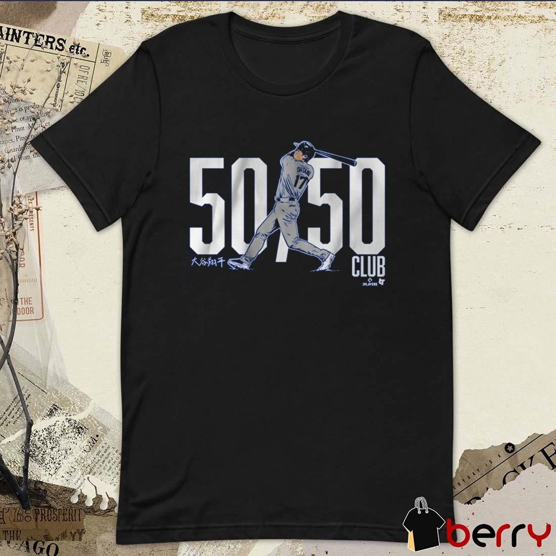 Shohei Ohtani 50 50 Club Los Angeles Dodgers MLB Painting t-shirt