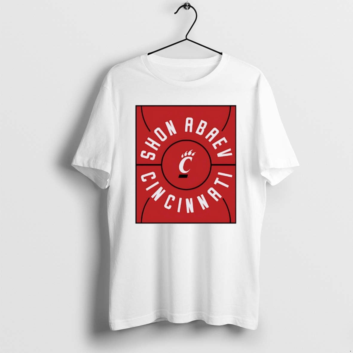Official Shon Abaev Full Court Cincinnati Bearcats Christmas T-Shirts, Hoodie, Sweatshirt | PodTeesHub.com