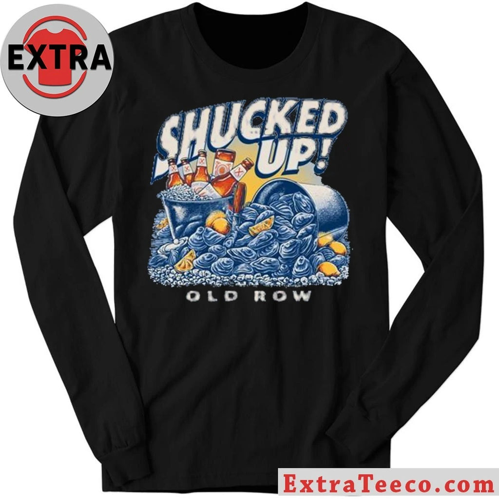 Official Shucked Up Fresh oysters, lemon and a bucket of cold beer Shirt