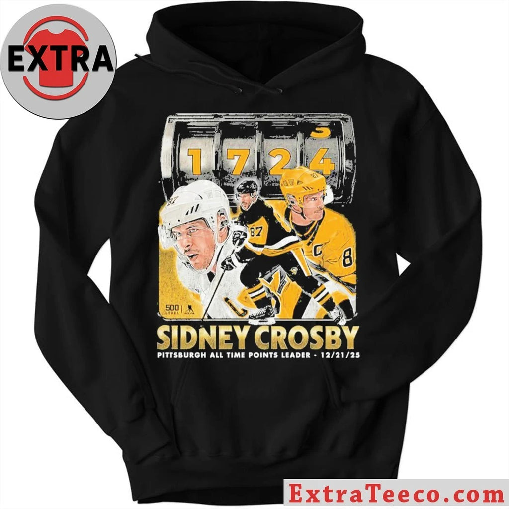 Official Sidney Crosby Pittsburgh All Time Points Leader 2025 T-Shirt