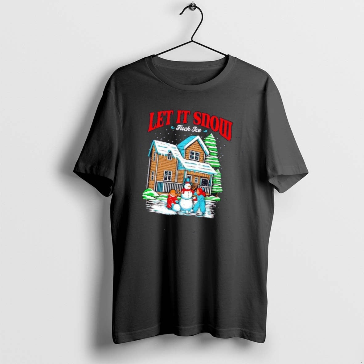 Official Snowman Let It Snow Fuck Ice Christmas T-Shirts, Hoodie, Sweatshirt | PodTeesHub.com