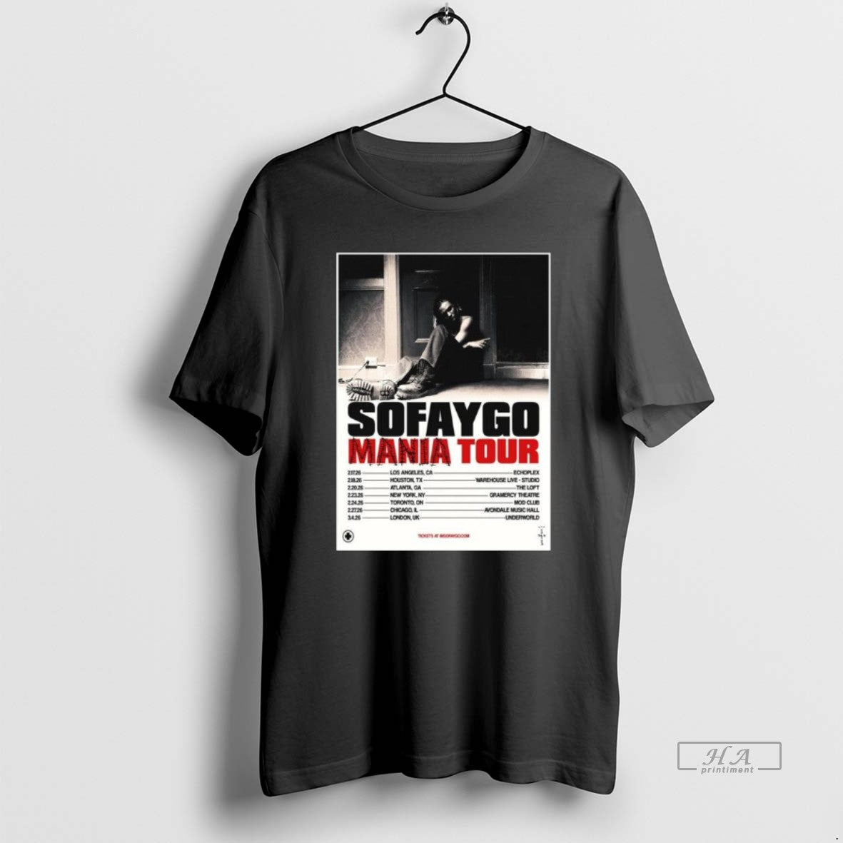 Official Sofaygo Mania Tour 2026 T-Shirts, Hoodie, Sweatshirt | PodTeesHub.com