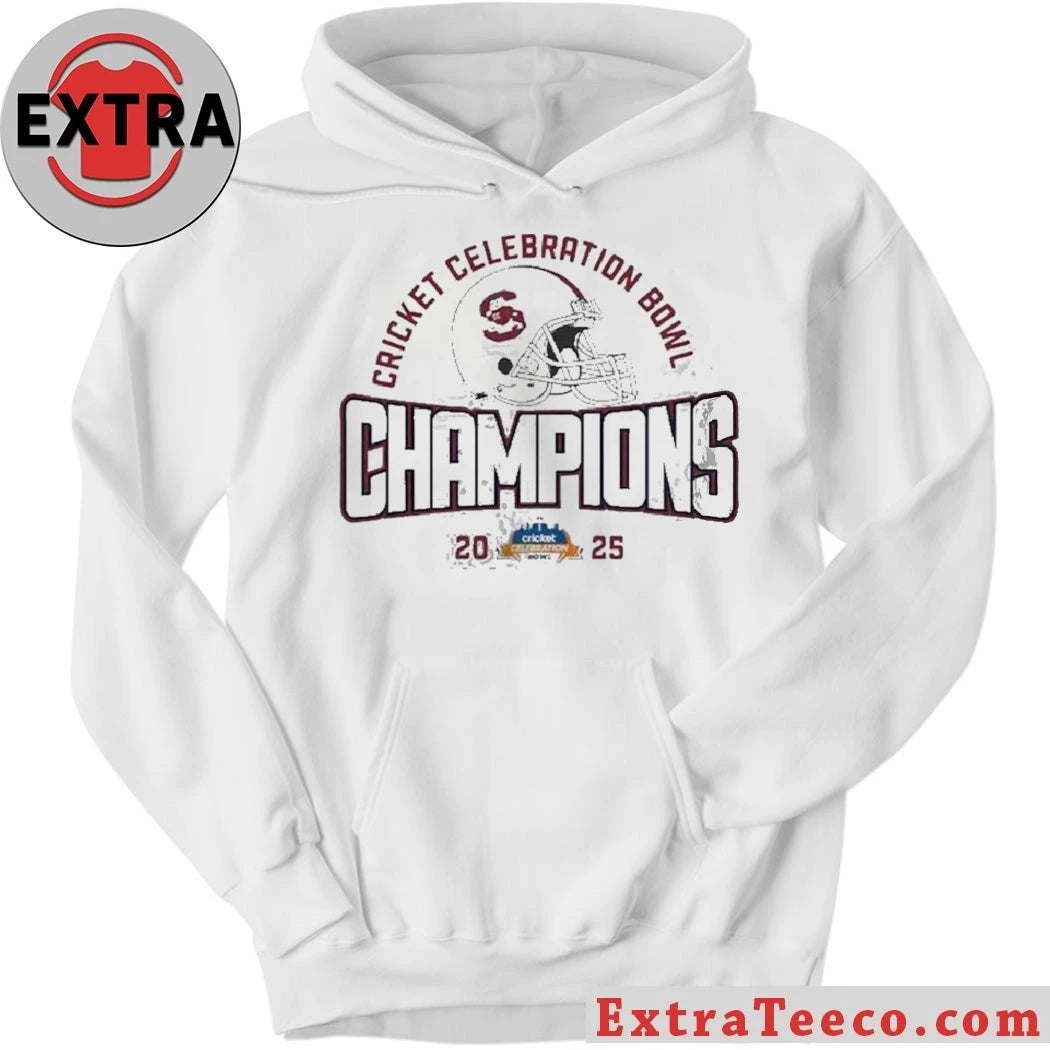 Official South Carolina State Bulldogs 2025 Cricket Celebration Bowl Champions Helmet And Logo Shirt