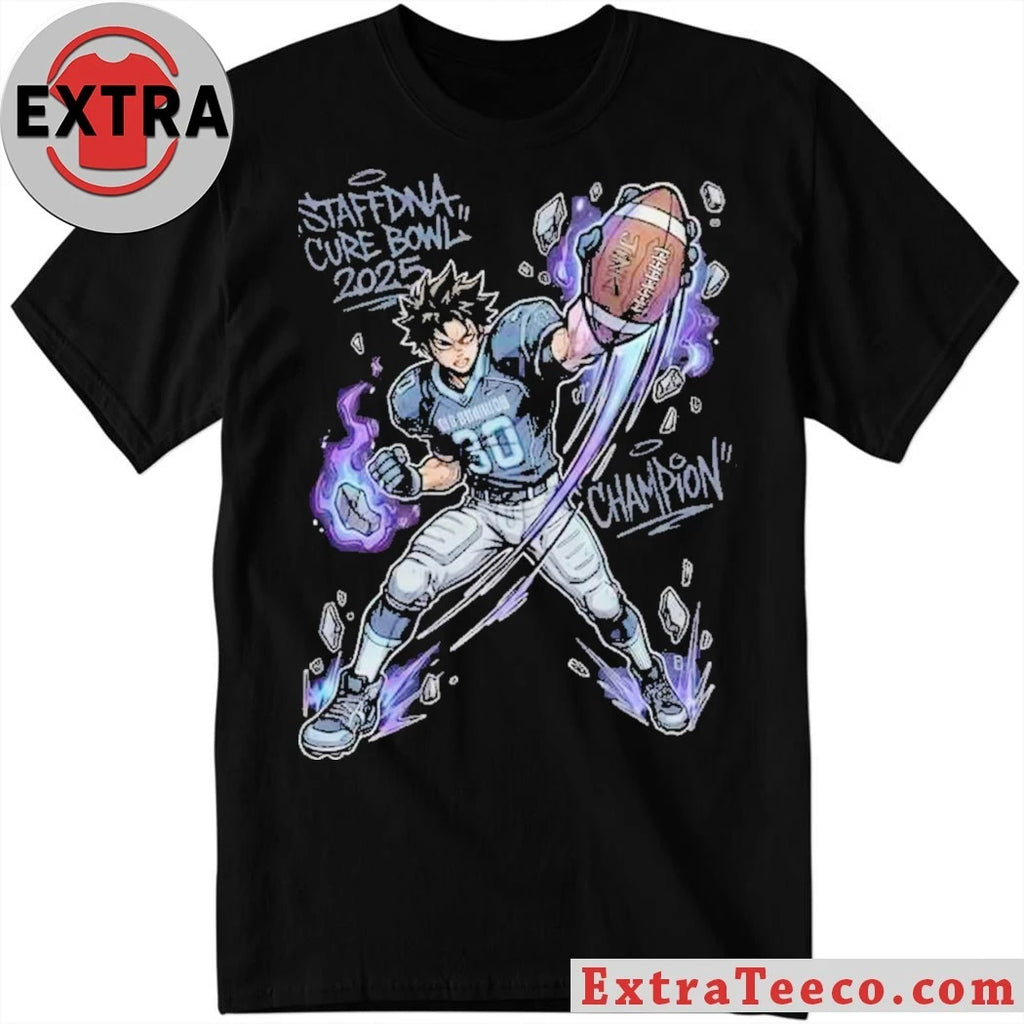 Official StaffDNA Cure Bowl 2025 Old Dominion Monarchs vs. South Florida Bulls, Camping World Stadium, Orlando, Florida Shirt