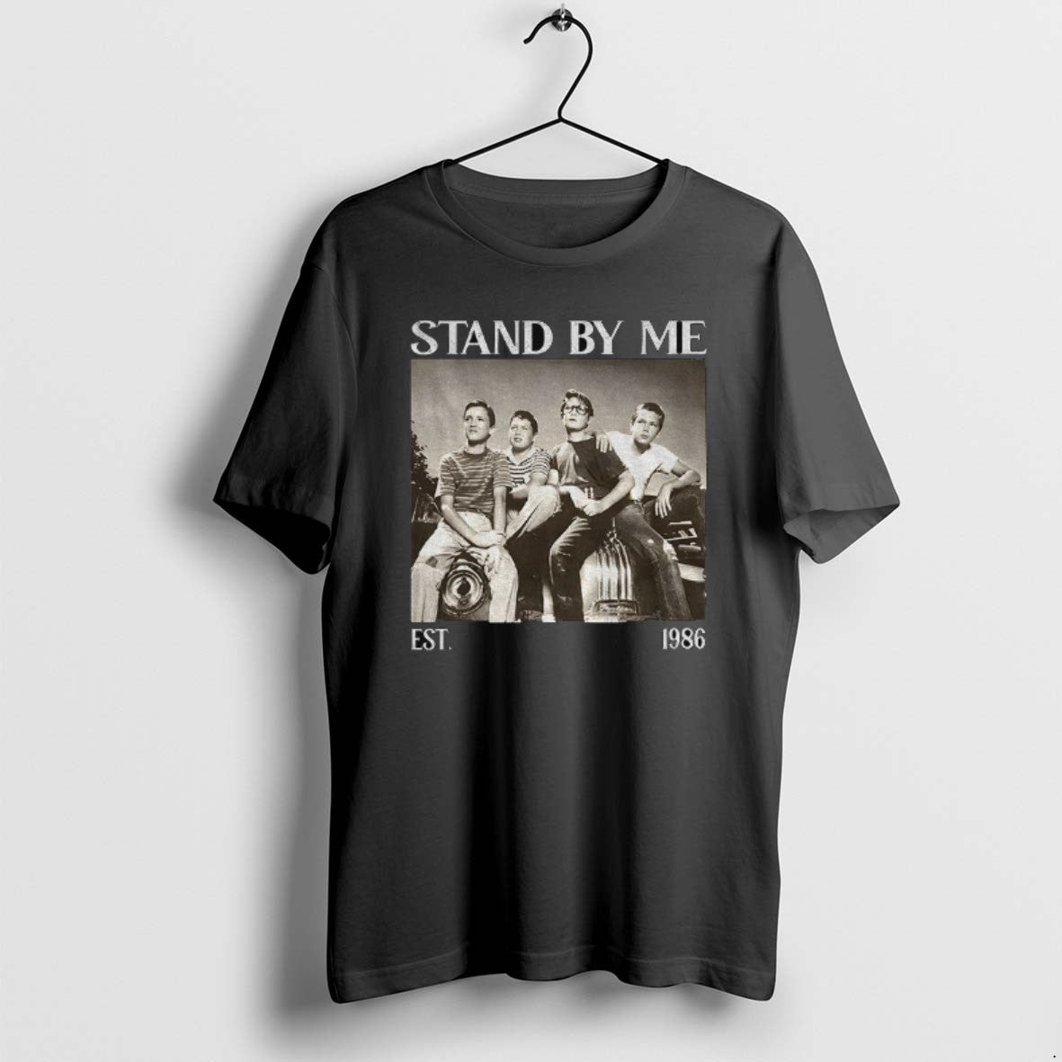 Official Stand By Me Movie Rob Reiner Film Est 1986 Vintage T-Shirts, Hoodie, Sweatshirt | PodTeesHub.com