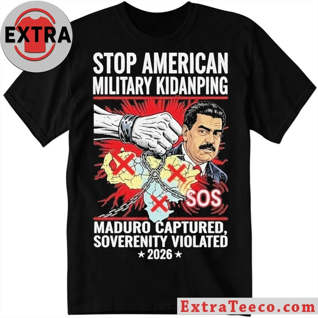 Official Stop American Military Kidnapping T-Shirt