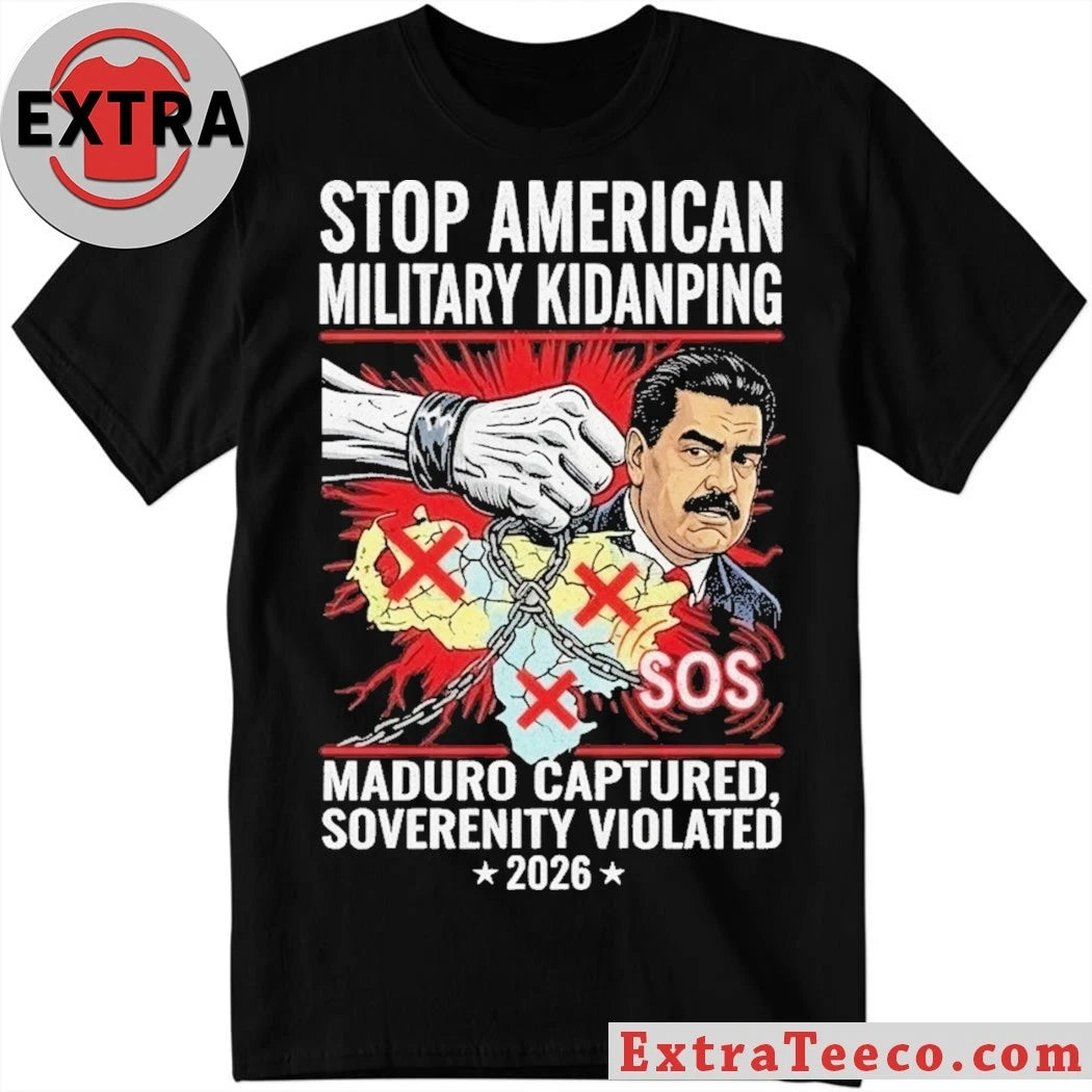 Official Stop American Military Kidnapping T-Shirt