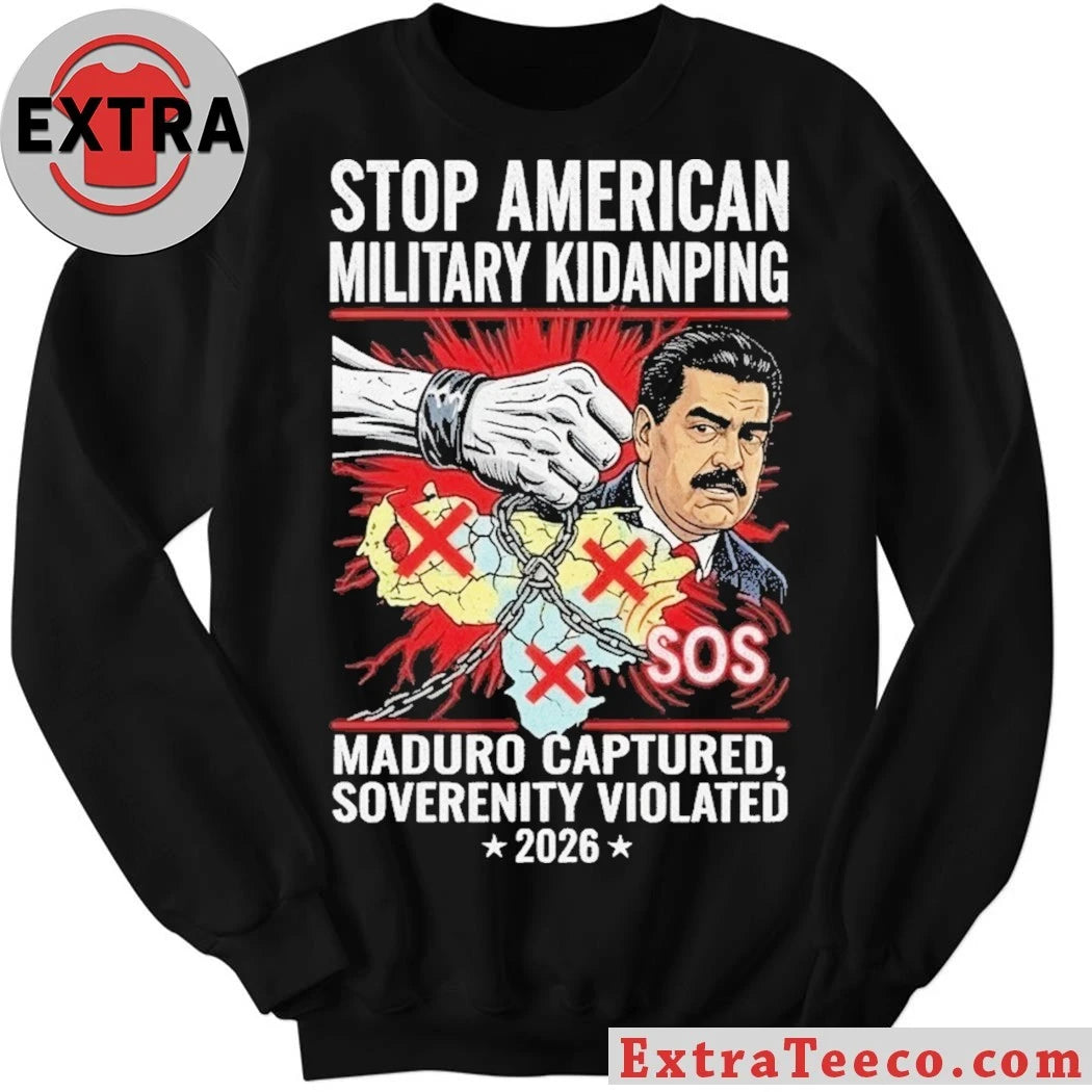 Official Stop American Military Kidnapping T-Shirt