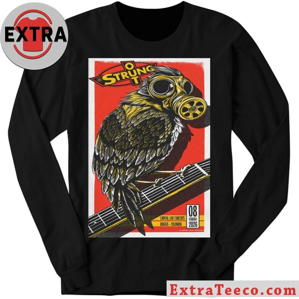 Official Strung Out February 8 2026 At Capital Music By Relevant Show Poster Shirt