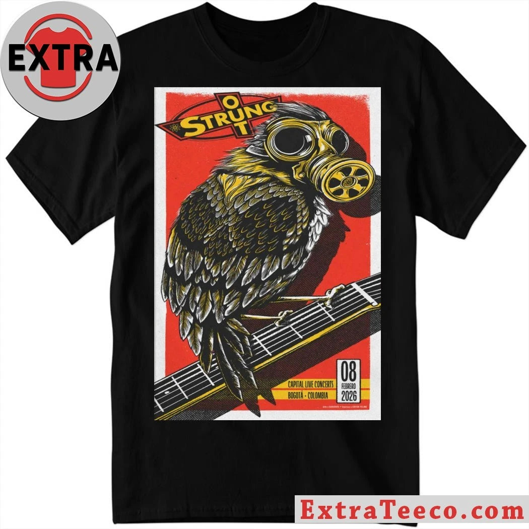 Official Strung Out February 8 2026 At Capital Music By Relevant Show Poster Shirt