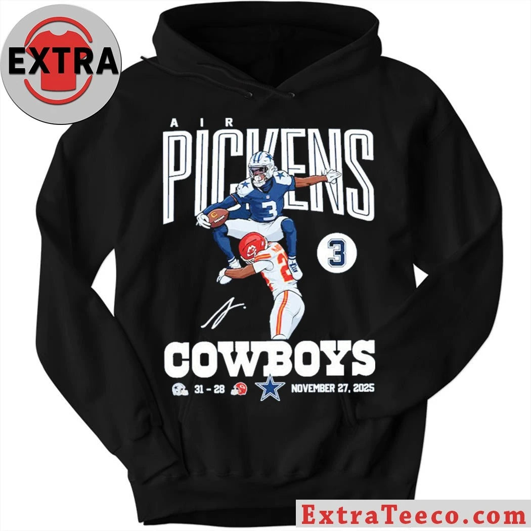 Official T-shirt commemorating a standout moment from the Dallas Cowboys football game 31-28 November 27 2025