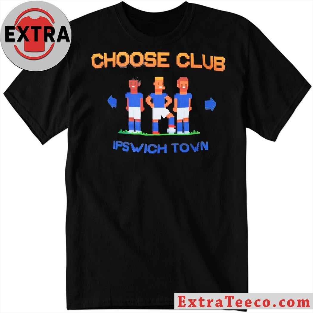 Official Team Choose Club Ipswich Town T-Shirt