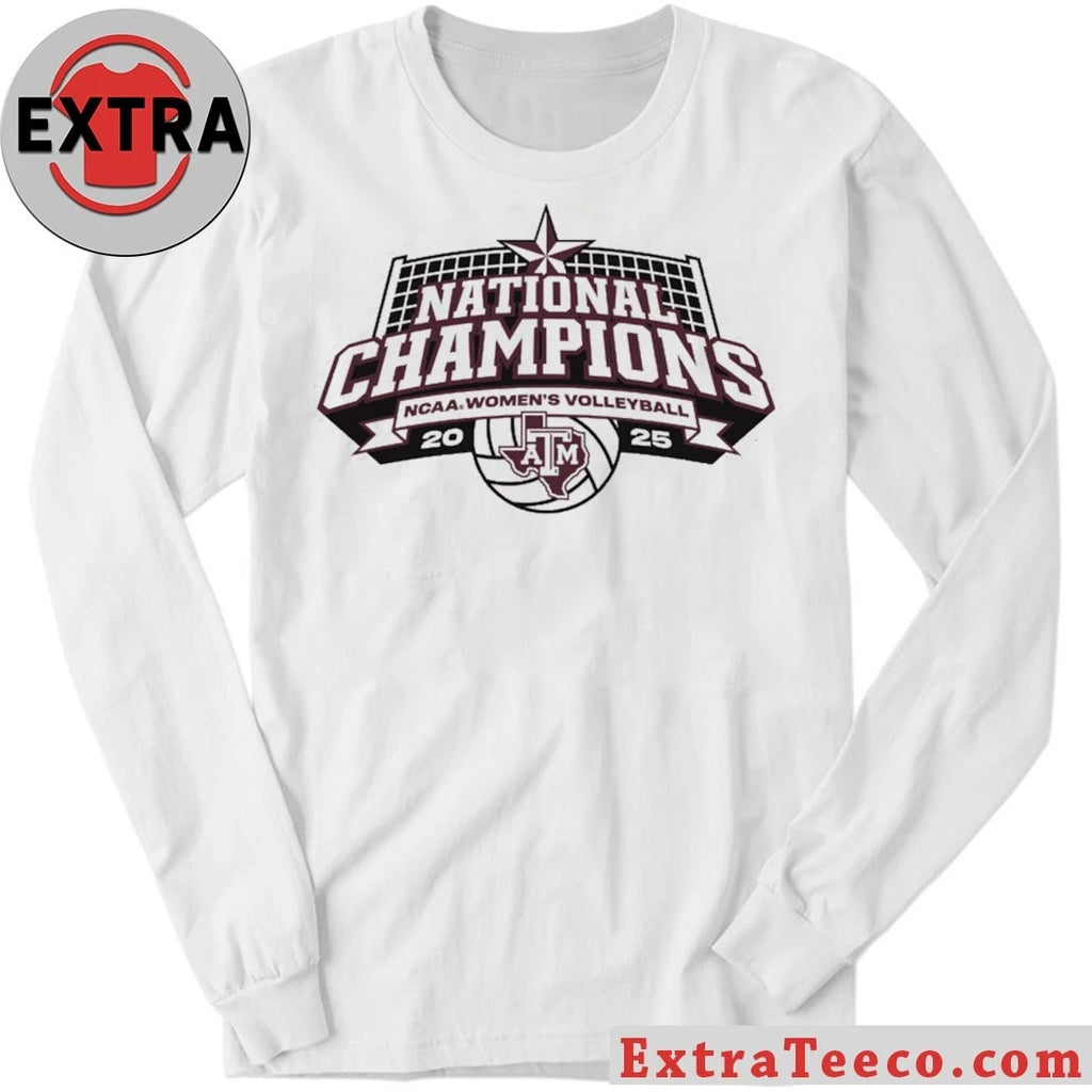 Official Texas A&amp;M Aggies NCAA Women’s Volleyball National Champions T-Shirt