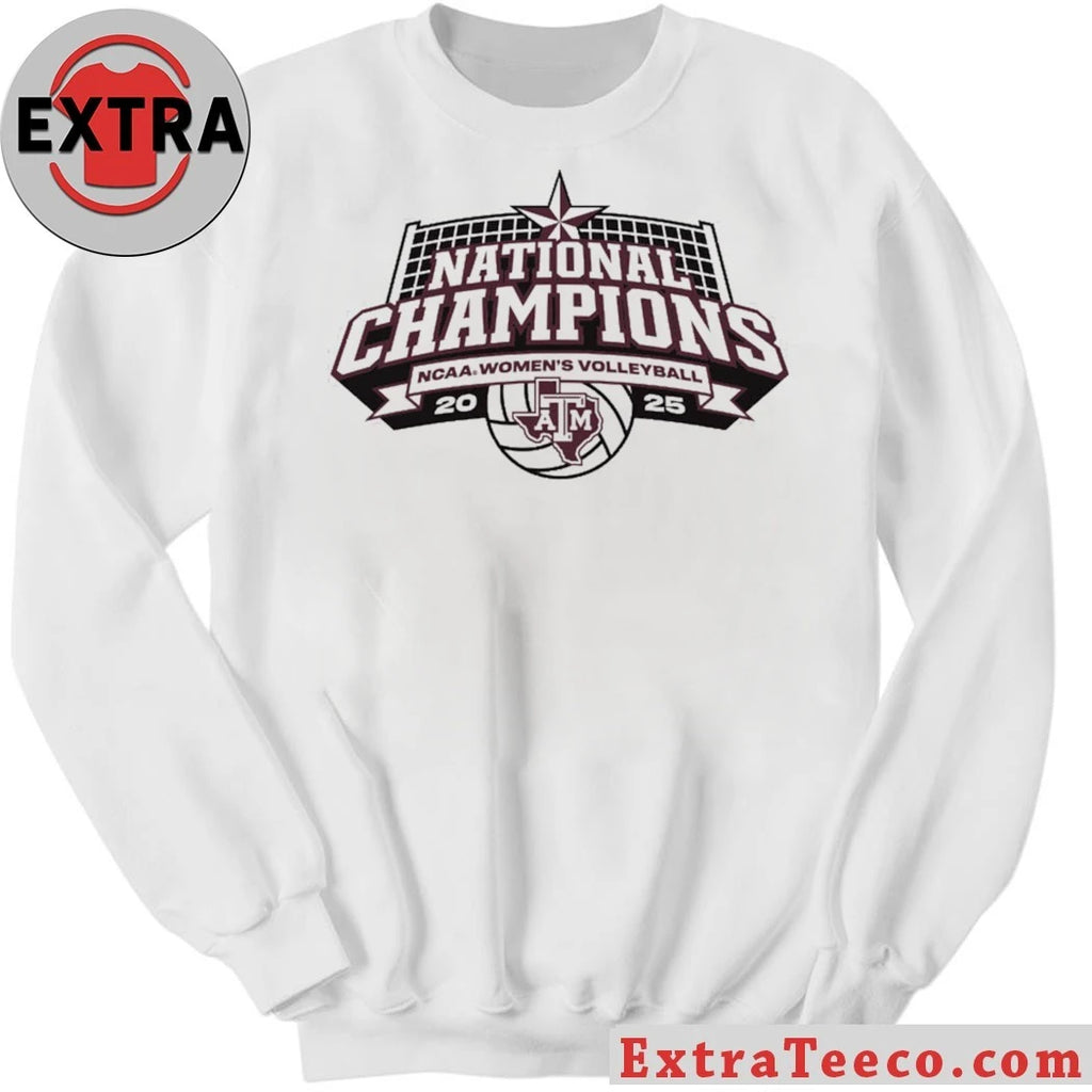 Official Texas A&amp;M Aggies NCAA Women’s Volleyball National Champions T-Shirt