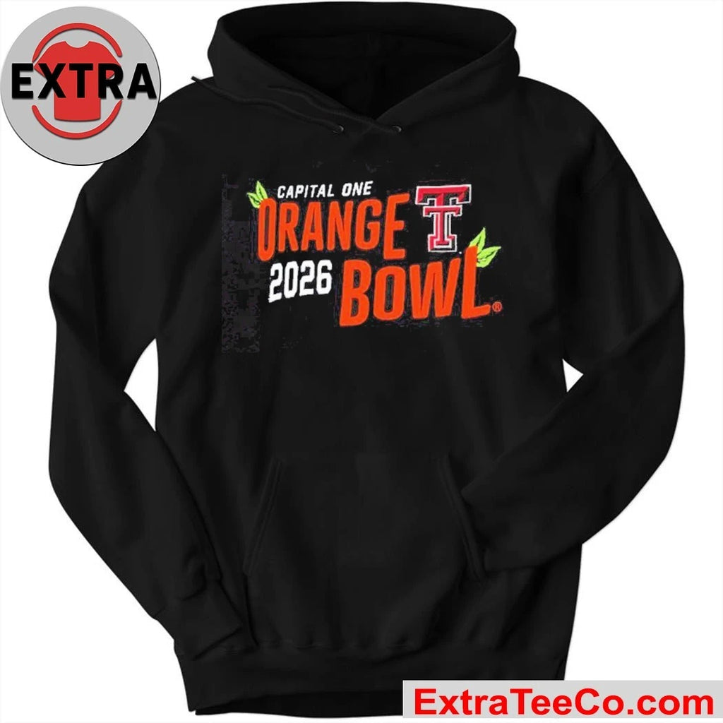 Official Texas Tech Red Raiders 2026 Capital One Orange Bowl Logo Shirt