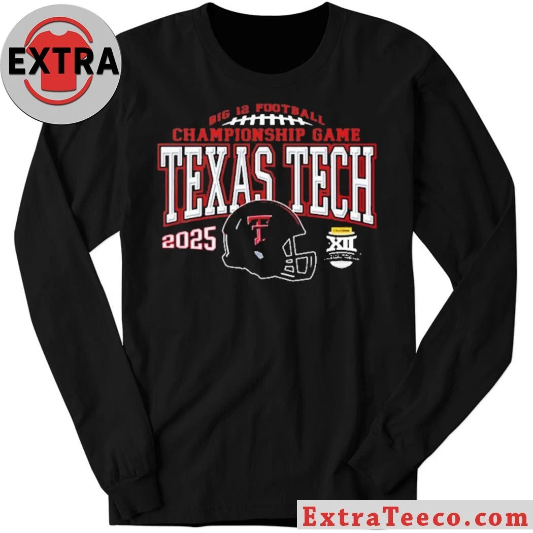 Official Texas Tech Red Raiders football team to compete in the Big 12 Football Championship Game in 2025 T-Shirt