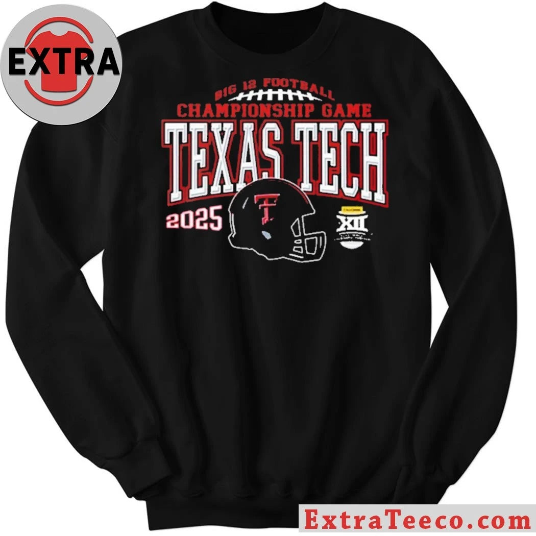 Official Texas Tech Red Raiders football team to compete in the Big 12 Football Championship Game in 2025 T-Shirt