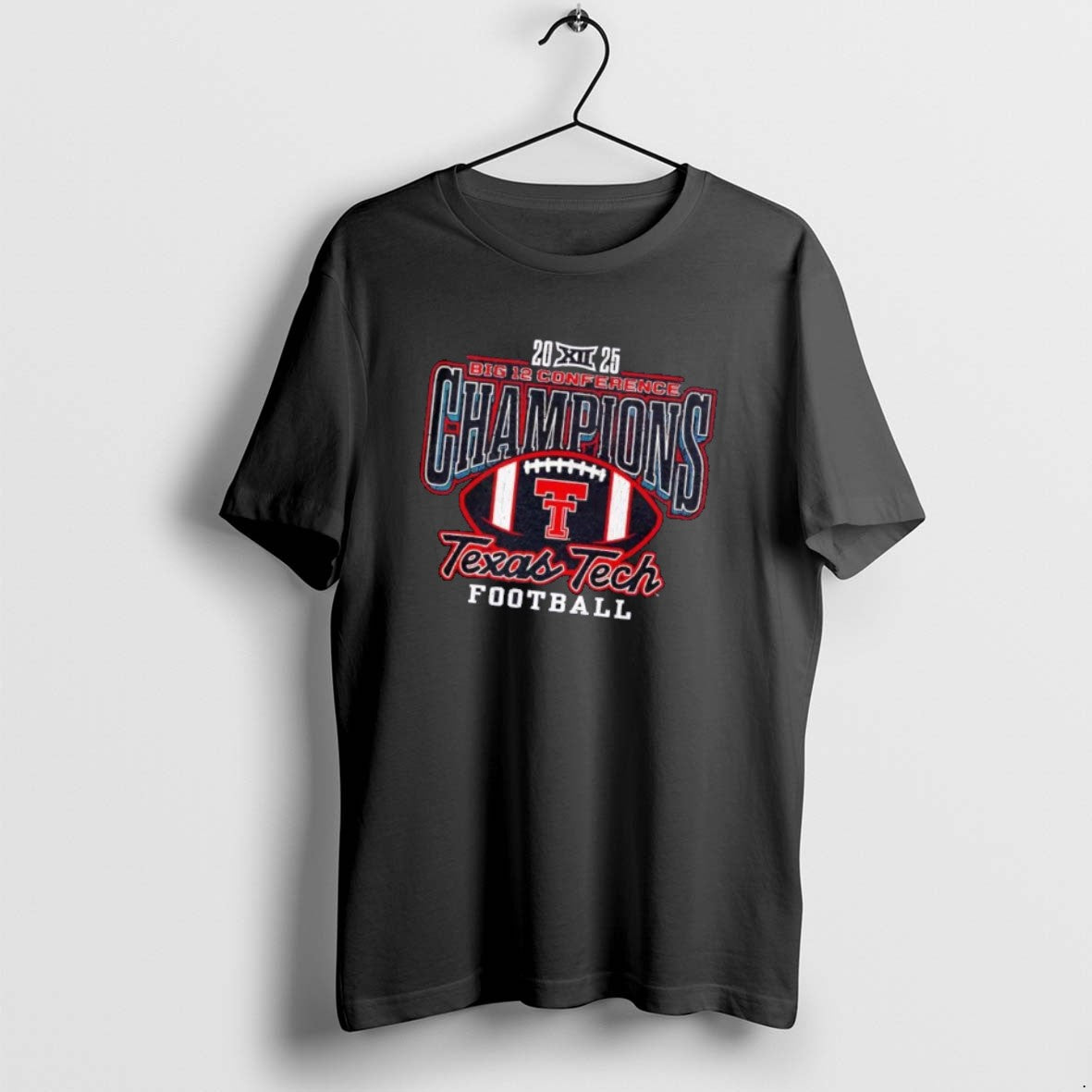 Official Texas Tech Football 2025 Big 12 Conference Champions T-Shirts, Hoodie, Sweatshirt | PodTeesHub.com