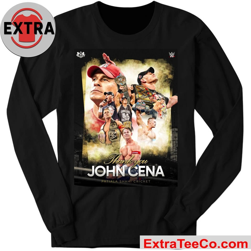 Official Thank You John Cena Patiala Shahi Cricket T-Shirt