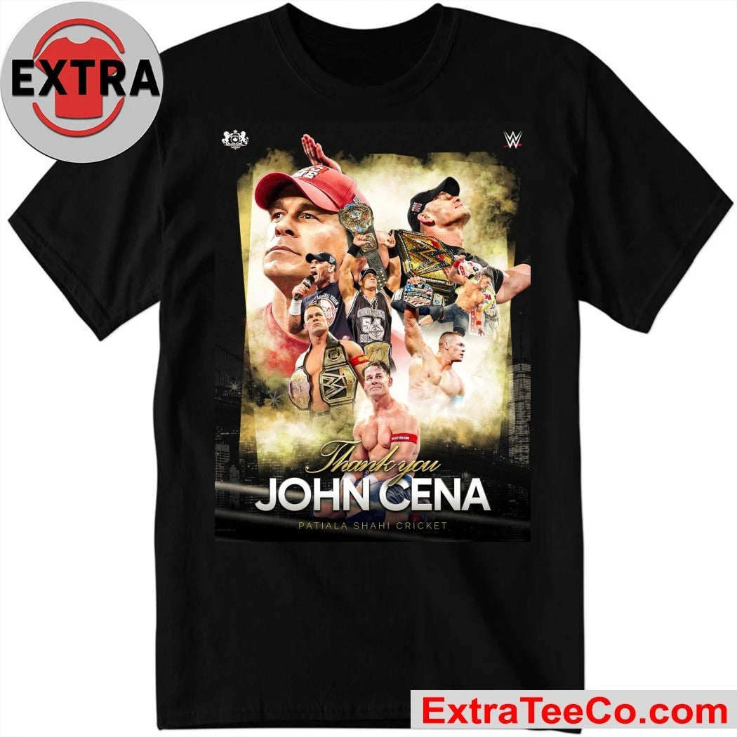 Official Thank You John Cena Patiala Shahi Cricket T-Shirt