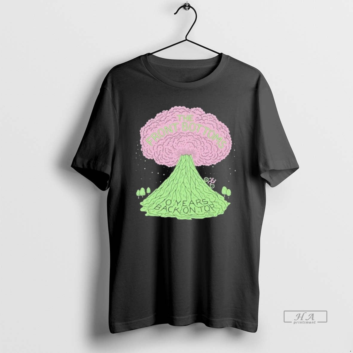 Official The Front Bottoms 10 Years Back On Top Volcano T-Shirts, Hoodie, Sweatshirt | PodTeesHub.com
