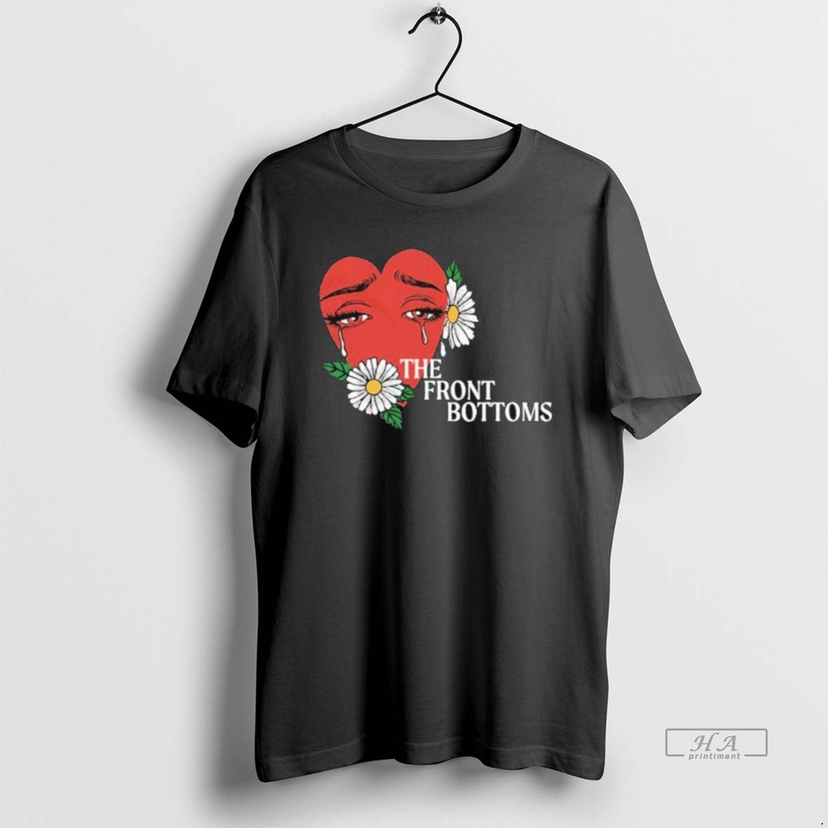 Official The Front Bottoms Crying Heart T-Shirts, Hoodie, Sweatshirt | PodTeesHub.com