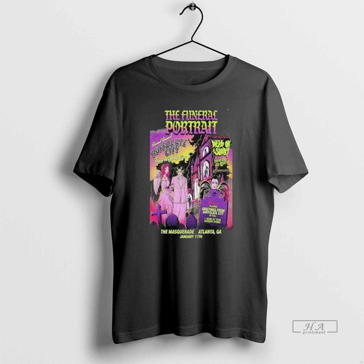 Official The Funeral Portrait January 17 2026 Atlanta Ga T-Shirts, Hoodie, Sweatshirt | PodTeesHub.com