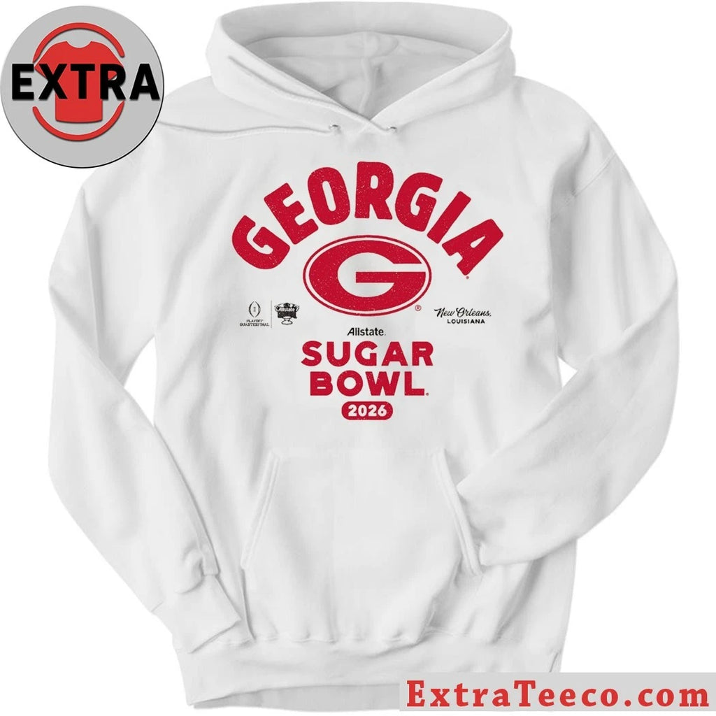 Official The Georgia Bulldogs will play in the 2026 Allstate Sugar Bowl, a College Football Playoff quarterfinal game, at Caesars Superdome in New Orleans, Louisiana on January 1, 2026 Shirt