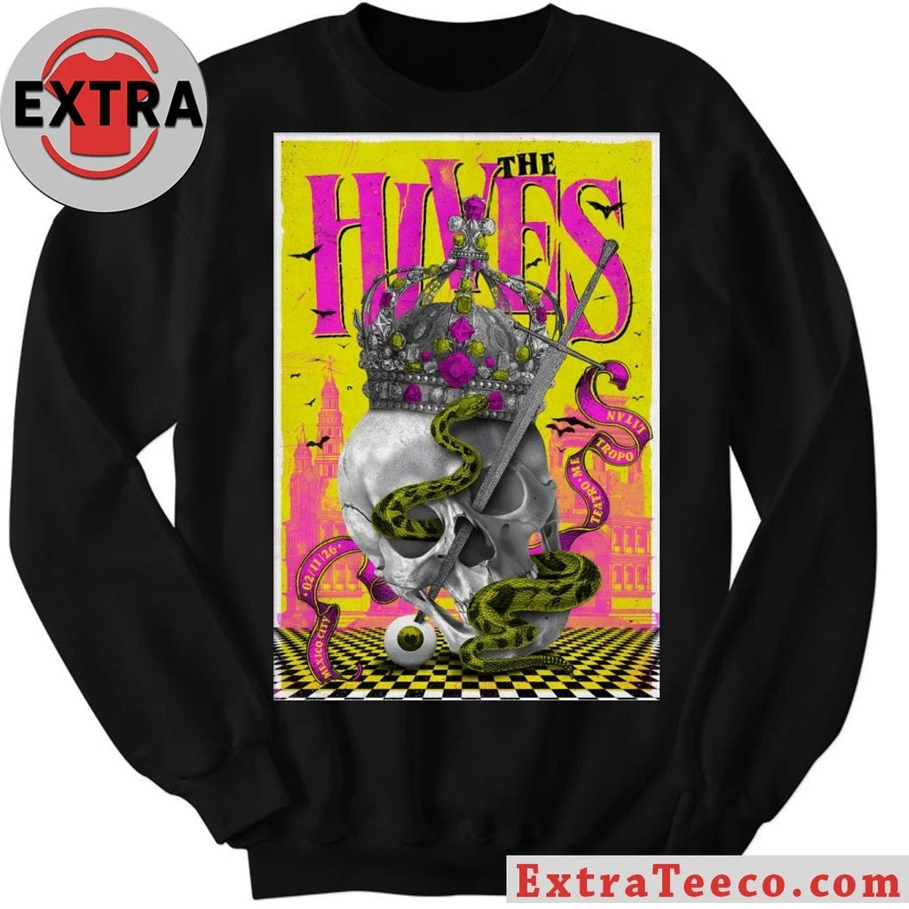 Official The Hives Teatro Metropólitan Mexico Feb 11 2026 Poster Shirt