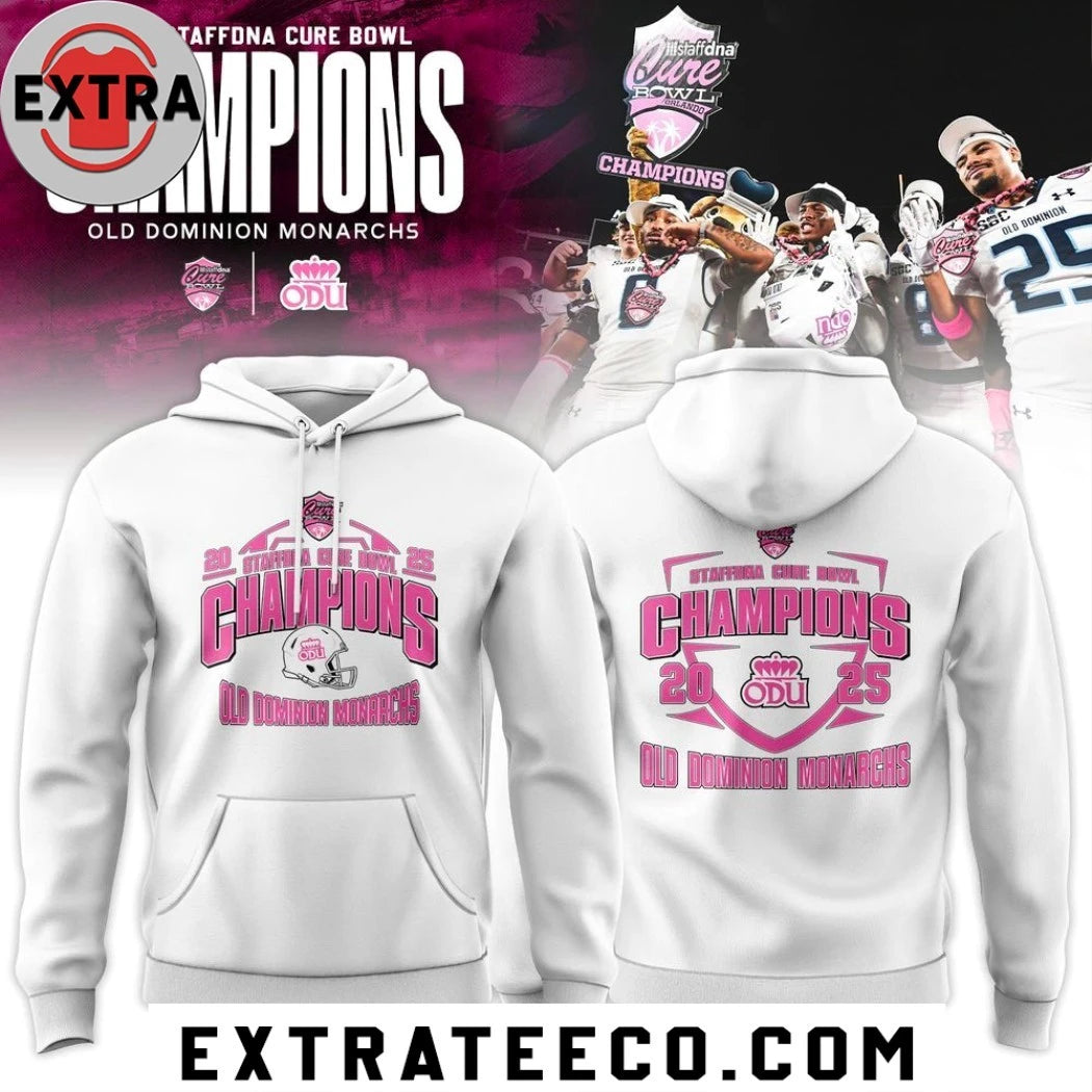 Official The Old Dominion Monarchs won the 2025 StaffDNA Cure Bowl, defeating the South Florida Bulls 24-10 on December 17, 2025, at Camping World Stadium in Orlando, Florida Shirt