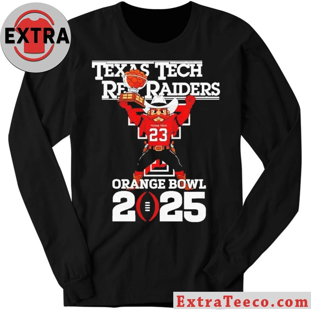 Official The Texas Tech Red Raiders will participate in the Orange Bowl on January 1, 2026, at Hard Rock Stadium in Miami Gardens, Florida Shirt