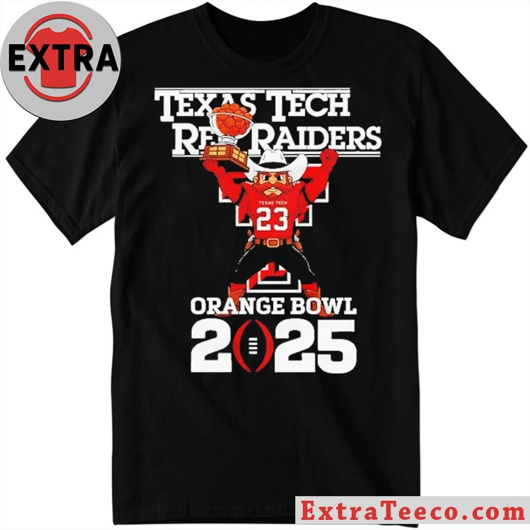 Official The Texas Tech Red Raiders will participate in the Orange Bowl on January 1, 2026, at Hard Rock Stadium in Miami Gardens, Florida Shirt