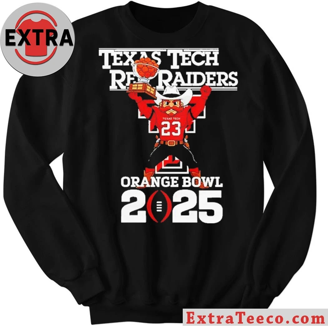 Official The Texas Tech Red Raiders will participate in the Orange Bowl on January 1, 2026, at Hard Rock Stadium in Miami Gardens, Florida Shirt